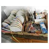 GROUP OF 2 BOXES OF ASSTD QUILTING AND SEWING