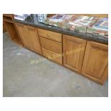 CUSTOM BUILT 89" LONG X 25" DEEP X 34" TALL