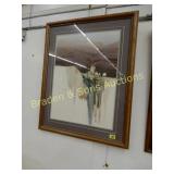 GROUP OF 2 FRAMED PRINTS