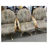 GROUP OF 3 KITCHEN TABLE CHAIRS