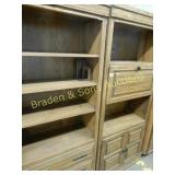 GROUP OF TWO 75" TALL X 32" WIDE BOOKCASES