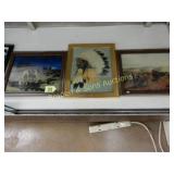 GROUP OF 4 FRAMED PRINTS