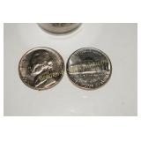 GROUP OF 40 US 1958-P JEFFERSON NICKELS