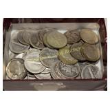 GROUP OF 50 SILVER ROOSEVELT DIMES