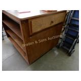 CUSTOM BUILT 54" X 40" PORTABLE ISLAND