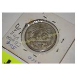 1920 MEXICO SILVER  50 CENTABOS COIN