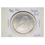 US 1836 CAPPED BUST SILVER HALF DOLLAR XF QUALITY