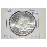 US 1880-S PROOF LIKE MORGAN SILVER DOLLAR MS