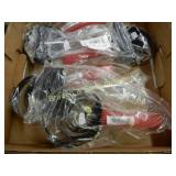 BOX OF HORSE BRUSHES AND BOOT PULLS