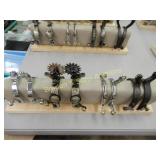 GROUP OF 4 PAIRS OF CONTEMPORARY WESTERN SPURS,