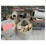 GROUP OF ASSTD PVC FITTINGS
