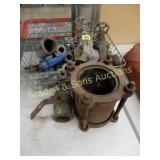 GROUP OF ASSTD PIPE FITTINGS, ETC