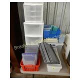 GROUP OF ASSTD STORAGE CONTAINERS