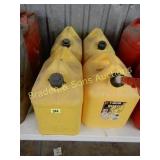 GROUP OF 4 FUEL CONTAINERS