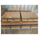 GORUP OF ASSTD VHS AND CASSETTE STORAGE CONTAINERS