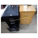 GROUP OF 2  TWO DRAWER FILE CABINETS