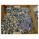BOX OF ASSTD NECKLACES AND BRACELETS