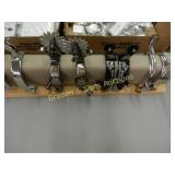 GROUP OF 4 PAIRS OF CONTEMPORARY WESTERN SPURS,