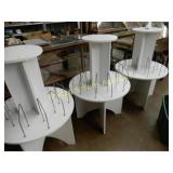 GROUP OF 3 FABRIC RACKS