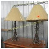 GROUP OF 2 CONTEMPORARY TABLE LAMPS