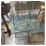 GROUP OF ASSTD OUTDOOR PATIO FURNITURE