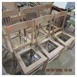 GROUP OF 6 VINTAGE DINING CHAIRS