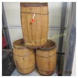 GROUP OF 3 VINTAGE HARDWARE STORE STORAGE