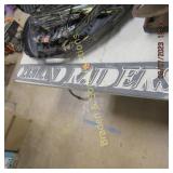 CUSTOM MADE 58" OAKLAND RAIDERS METAL SIGN