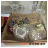 GROUP OF 4 VINTAGE OIL LANTERNS