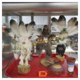TRAY OF ASSTD NATIVE AMERICAN KACHINAS ETC
