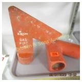 GROUP OF 2 EXXON POST SIGNS