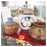 TRAY OF ASSTD NATIVE AMERICAN POTTERY