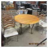 VINTAGE DINING TABLE WITH 4 CHAIRS