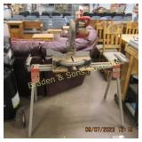 USED BLACK AND DECKER CHOP SAW ON STAND