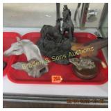 TRAY OF ASSTD WESTERN DECORATIONS