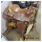 CUSTOM MADE HAND TOOLED M L LEDDY OF SAN ANGELO