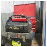 GROUP OF ASSTD TOOL BOXES AND STORAGE CONTAINERS