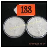 US UNCIRCULATED 2019 SILVER EAGLES