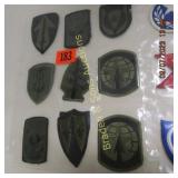 GROUP OF 18 VINTAGE MILITARY PATCHES