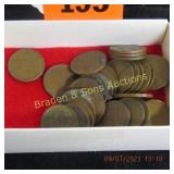 GROUP OF 35 US WHEAT PENNIES