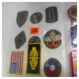 GROUP OF 18 VINTAGE MILITARY PATCHES