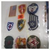 GROUP OF 18 VINTAGE MILITARY PATCHES