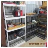 GROUP OF 3 USED PLASTIC SHELVES