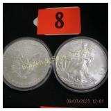 GROUP OF 2 BRILLIANT UNCIRCULATED 2019