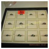 GROUP OF 12 LADIES RINGS