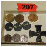 GROUP OF ASSTD NAZI MEMORIBILIA