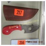 CUSTOM MADE 7" FIXED BLADE KNIFE WITH