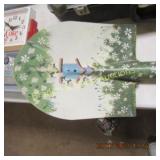 HAND PAINTED SHOVEL