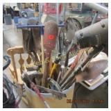 BARREL OF ASSTD HAND TOOLS ETC