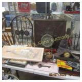 GROUP OF ASSTD WALL DECORATIONS ETC